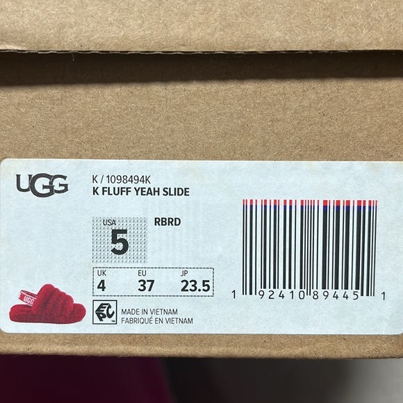 Ugg fluff yeah slide red - Picture 5 of 8